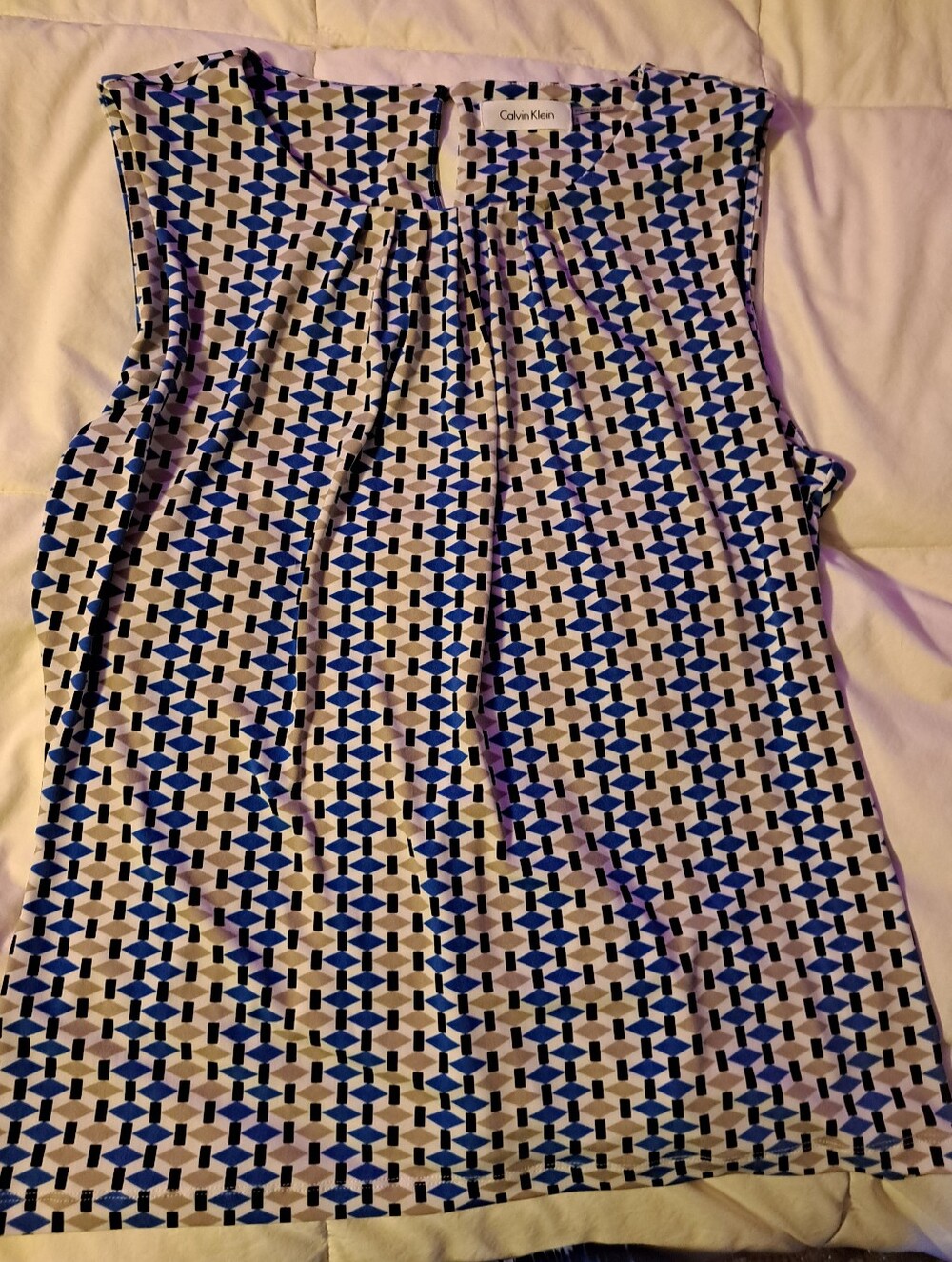 Calvin Klein Woman's Large Sleeveless Top
